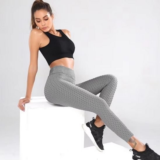 Legging sport femme-gris